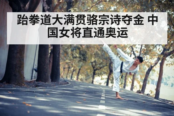 跆拳道大满贯骆宗诗夺金 中国女将直通奥运